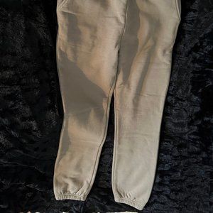 POPFLEX active Cloud Rollover Sweatpant - Milk Tea size Medium / M